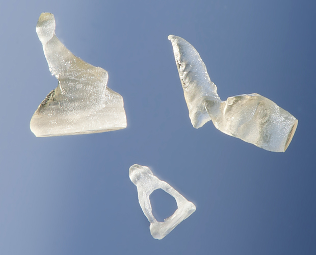 2PP structures ear canal prostheses