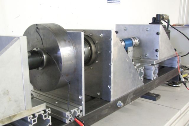 MRF clutch with high transmittable torque in test bench.